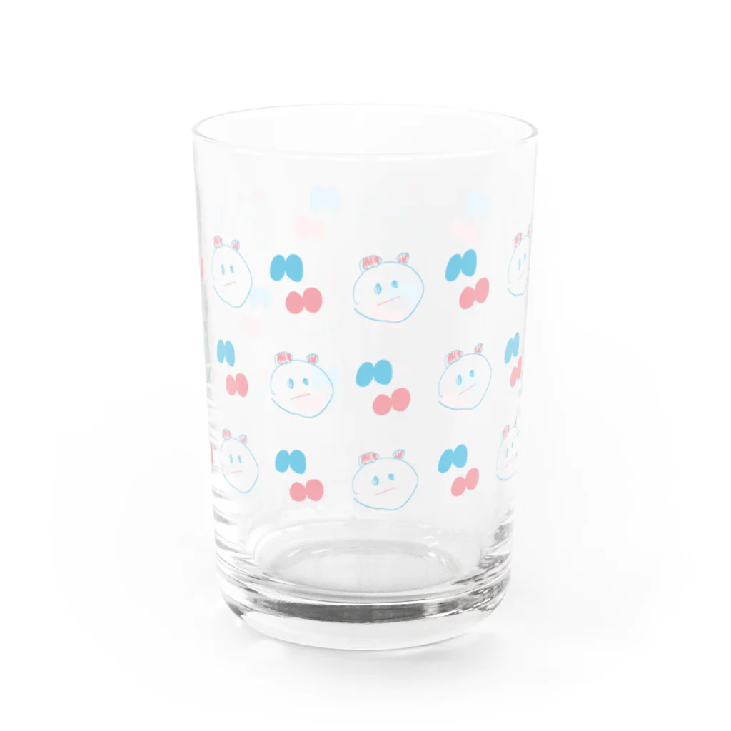 子どもの絵デザインのすあまさんちの絵 Water Glass :right