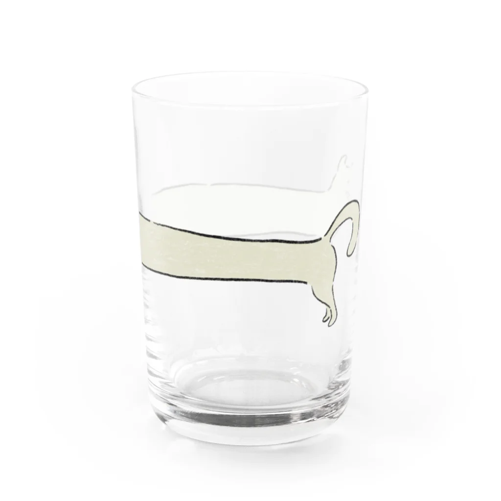 FUTURESHOTのMyシッポを追う犬 Water Glass :right