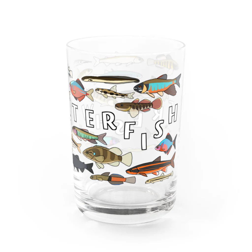 うぱさんのFRESHWATER FISHグラス Water Glass :right