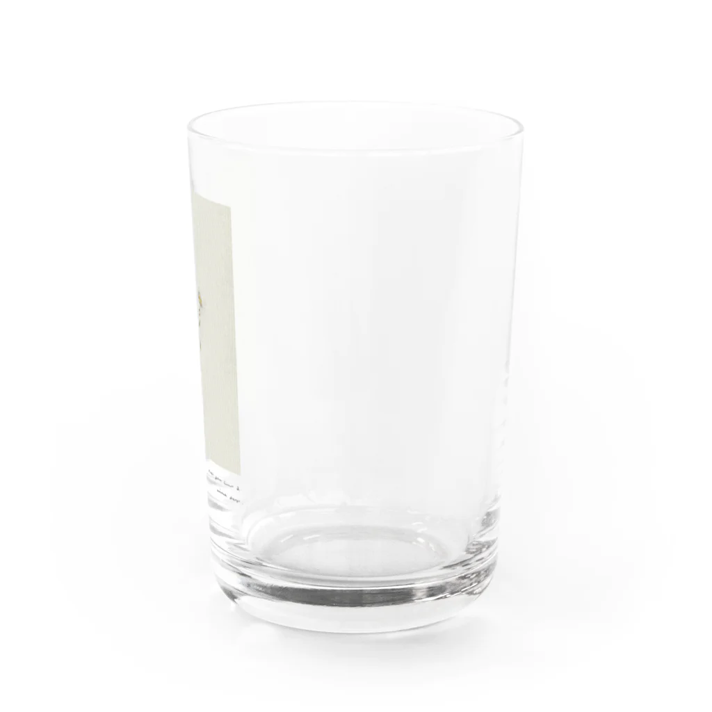 rilybiiのAntique beige green milky yellow ** Water Glass :right