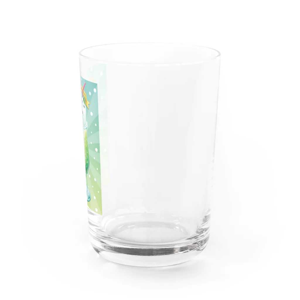 BARE FEET/猫田博人のメロンソーダフロート Water Glass :right