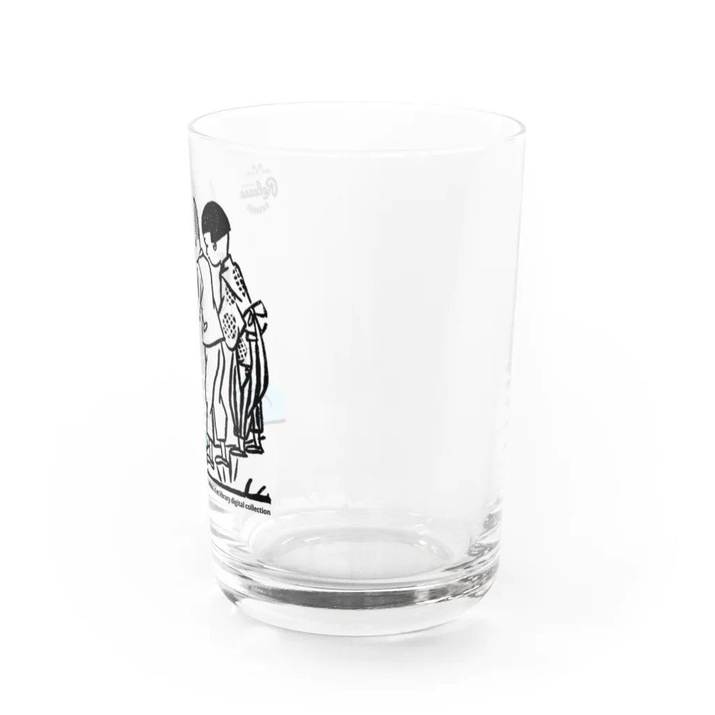 がさっ子クラブのRelease_KIDS イラスト（ブラック） Water Glass :right