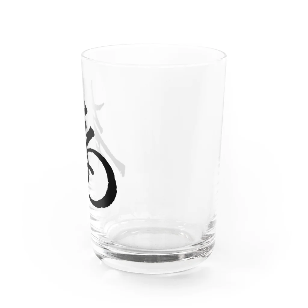 sengokuartの徳川慶喜 花押（黒） Water Glass :right