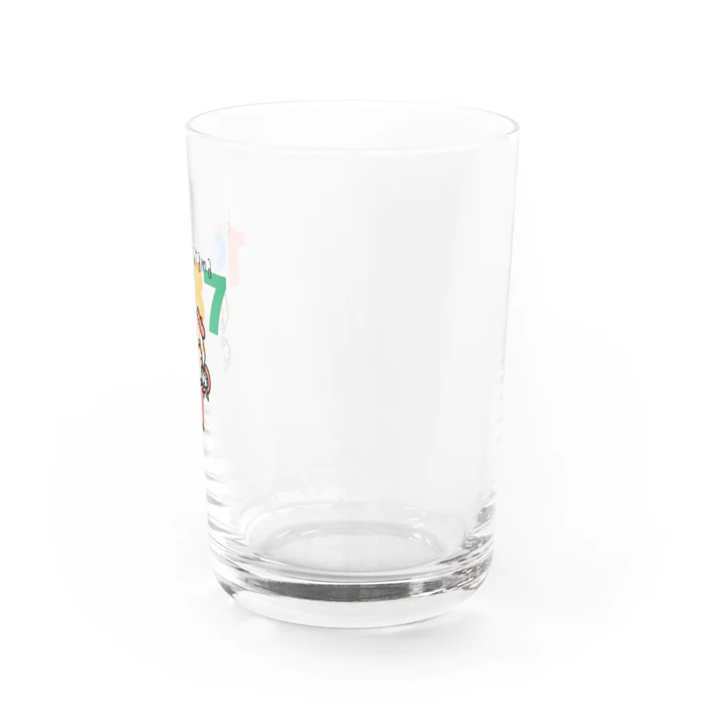 しょこのハンドメイドのきのこあたまのこ Water Glass :right