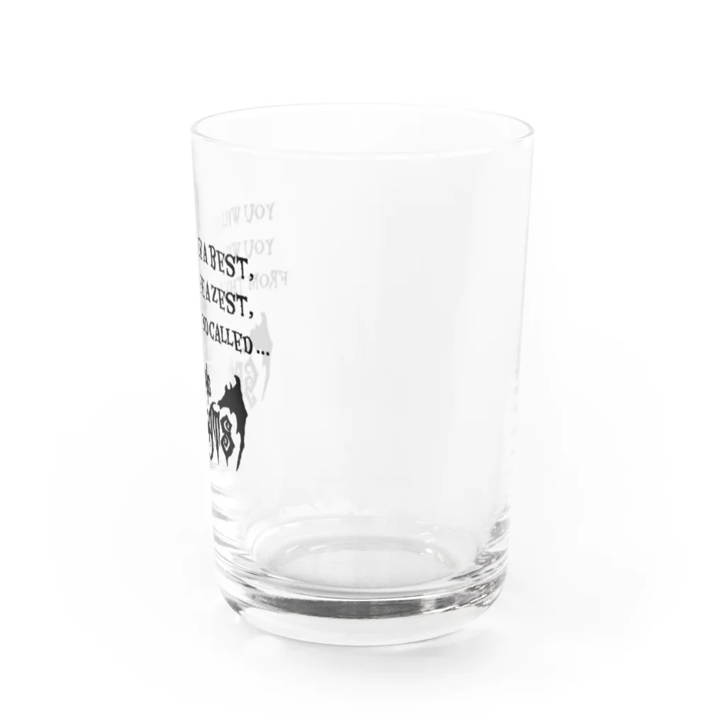 GRIMWORKSのTHE GRIMBATS logo-1 EX Black Water Glass :right