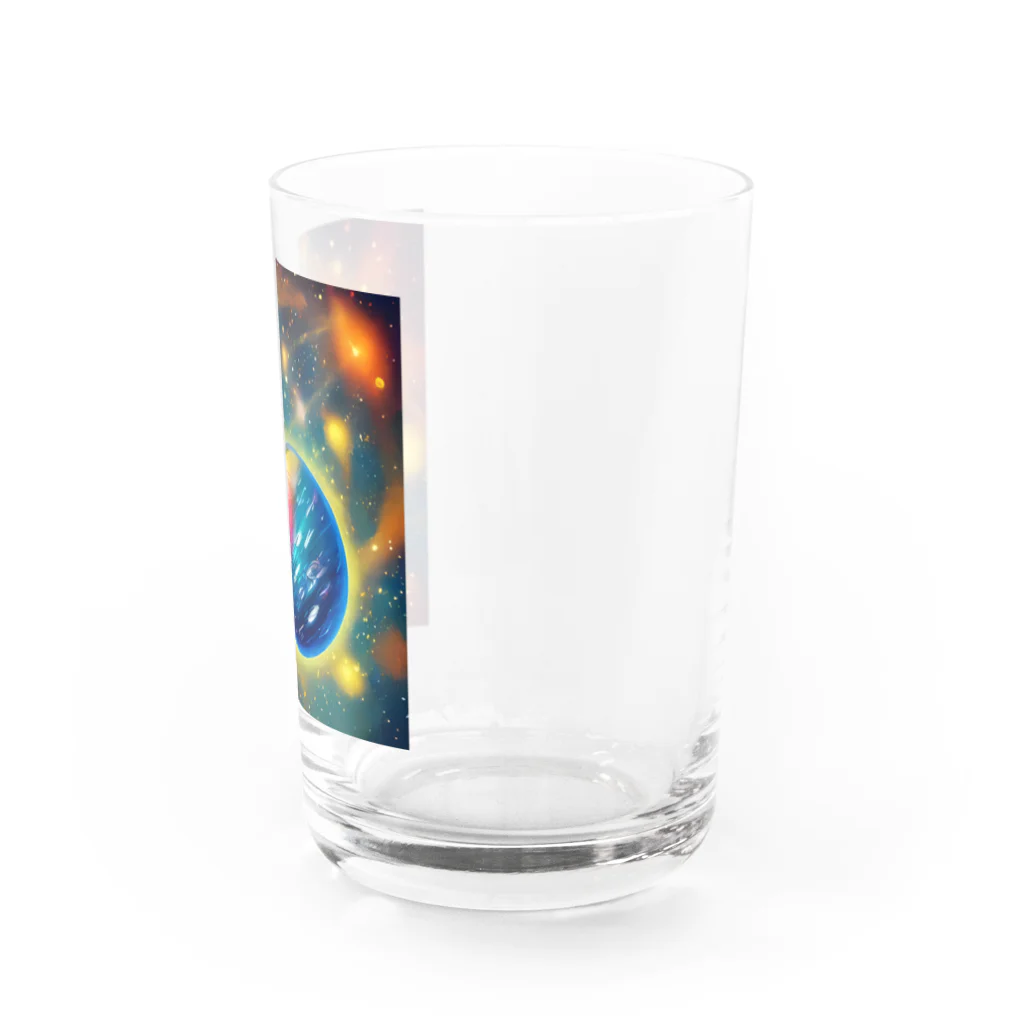 TokyoFridayNightの瑠璃色の地球 Water Glass :right