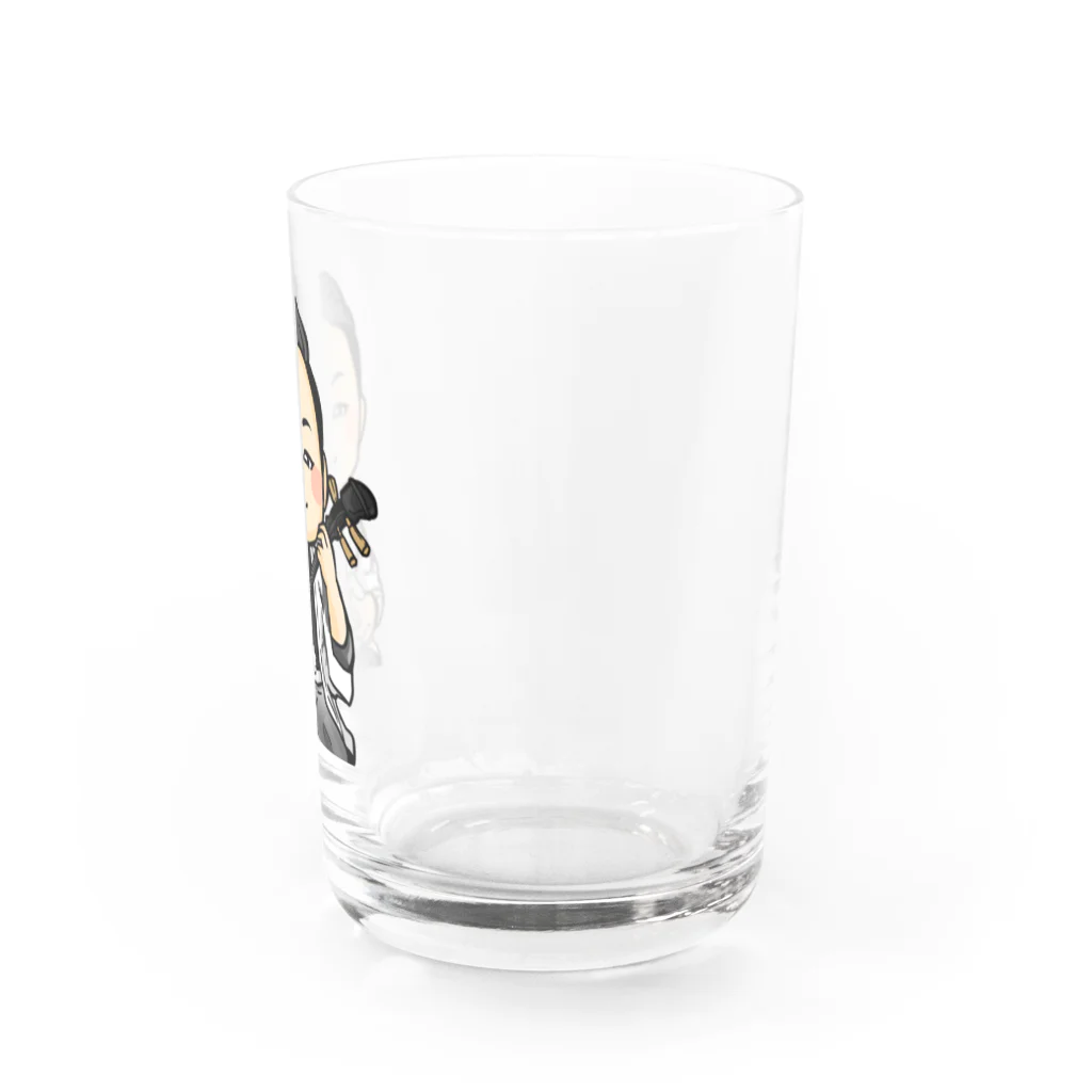 津軽三味線絃龍会の龍ちゃん Water Glass :right