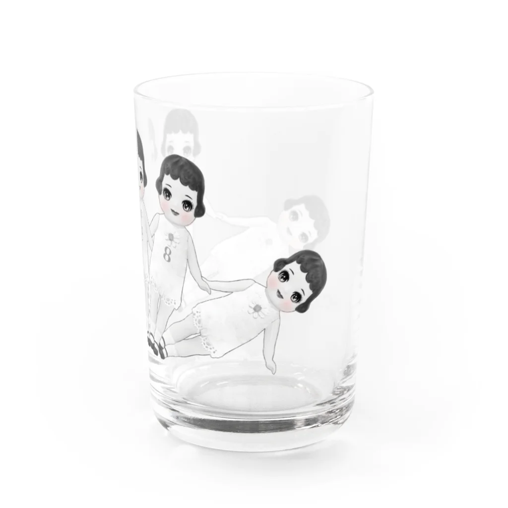 中山ちゃん人形商店の428運動同好会シリーズ　組体操扇 Water Glass :right