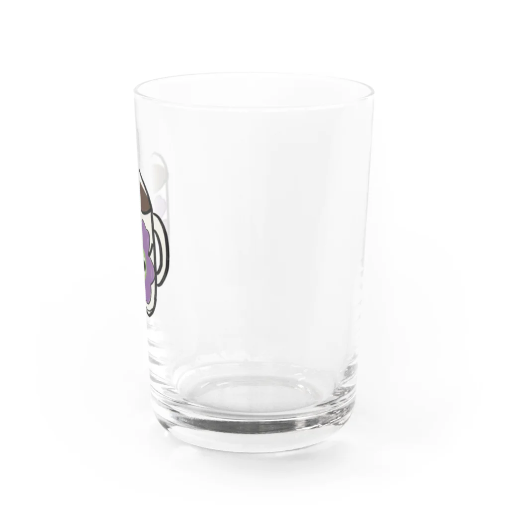 みにゆん　ねこのhappy coffee time Water Glass :right