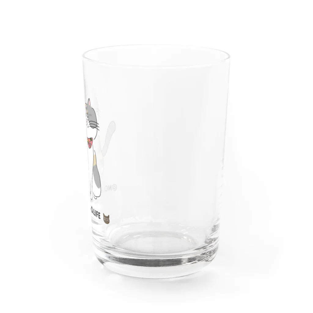 猫のイラスト屋さんのjam Water Glass :right