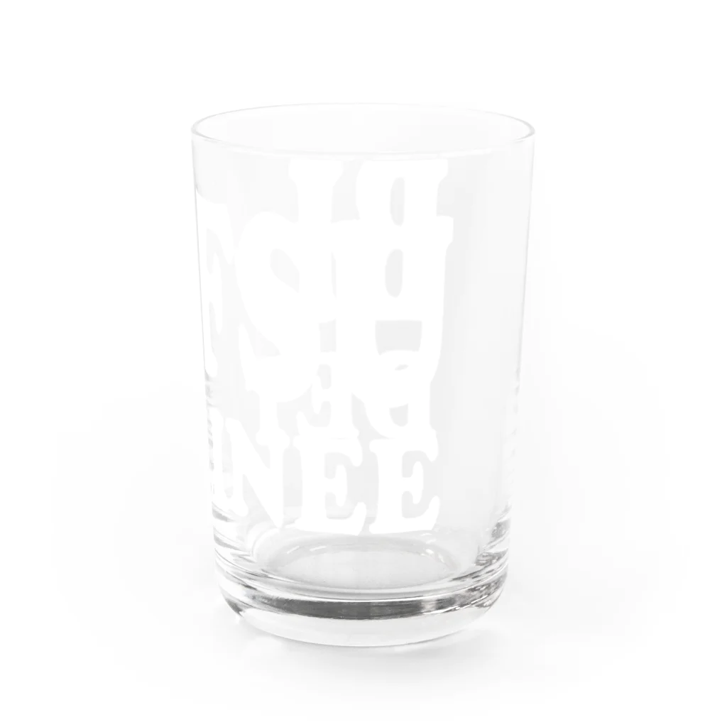 DRIPPEDのBI-FSU DETAINEE 白ロゴ Water Glass :right