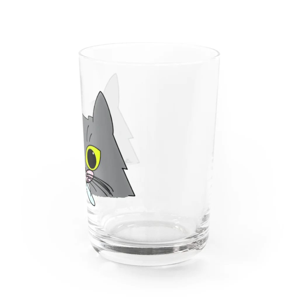 Ku’s family catのMUGI 猫 x Dragonfly Water Glass :right