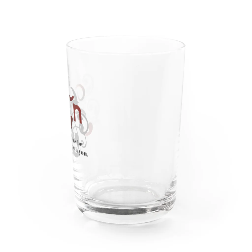 SaionjiNami_OfficialMerchandiseのℱⁿ（世界樹と黒フォント） 西園寺ナミ公式グッズ Water Glass :right