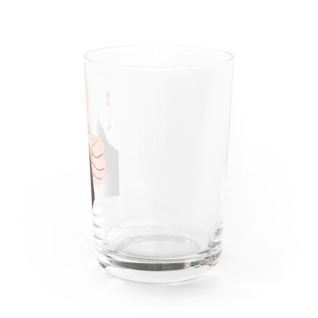 ぴぐれっと。の親指いいねちゃん Water Glass :right