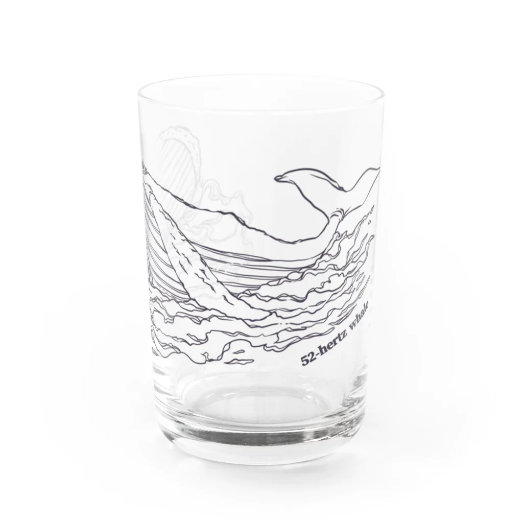 ariariartの世界でもっとも孤独なクジラとラジオ【チャリティー】 Water Glass :right