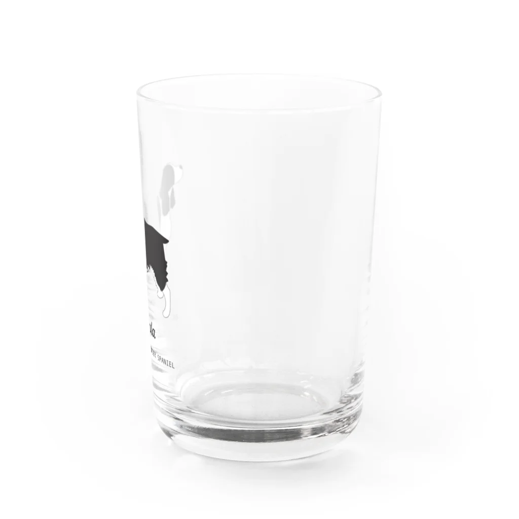 meongmeong（モンモン）の【名入れ】イングリッシュスプリンガースパニエル Water Glass :right