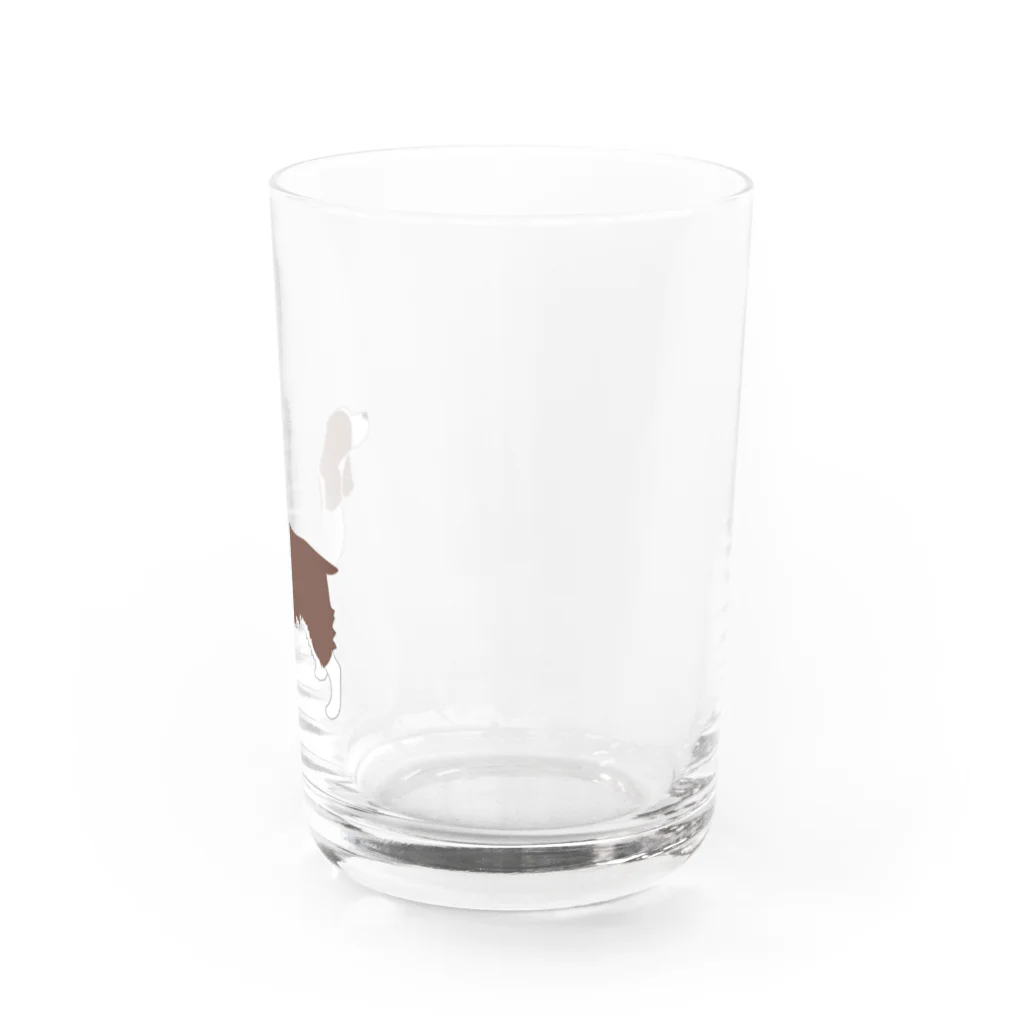 meongmeong（モンモン）のイングリッシュスプリンガースパニエル Water Glass :right