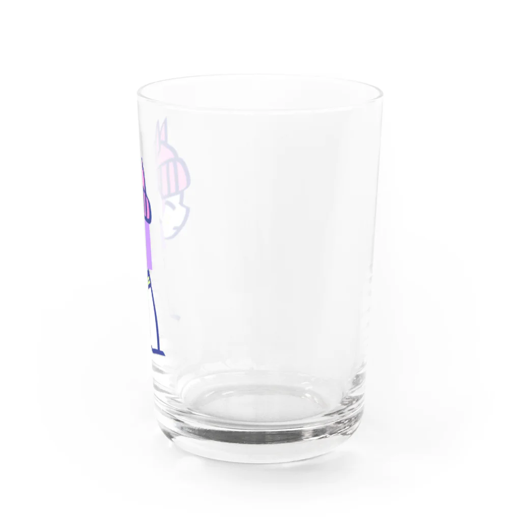 szHzs 'のネコ耳さん/ピンクニット帽 Water Glass :right