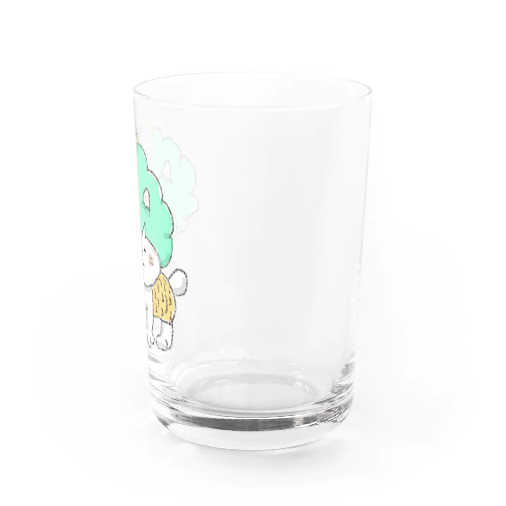 N.W.PIENIのもくもく頭の鬼猫さん Water Glass :right