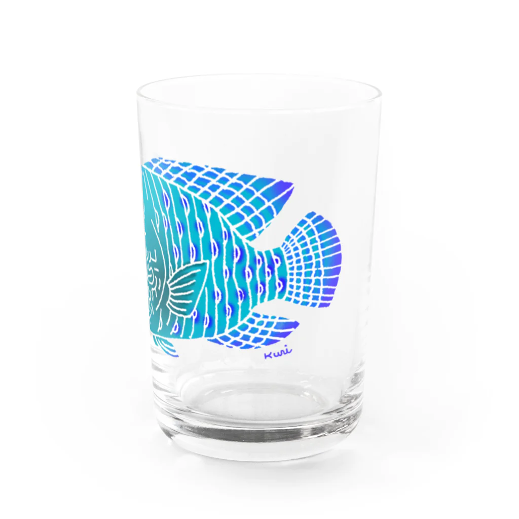 栗坊屋のナポレオンフィッシュ Water Glass :right