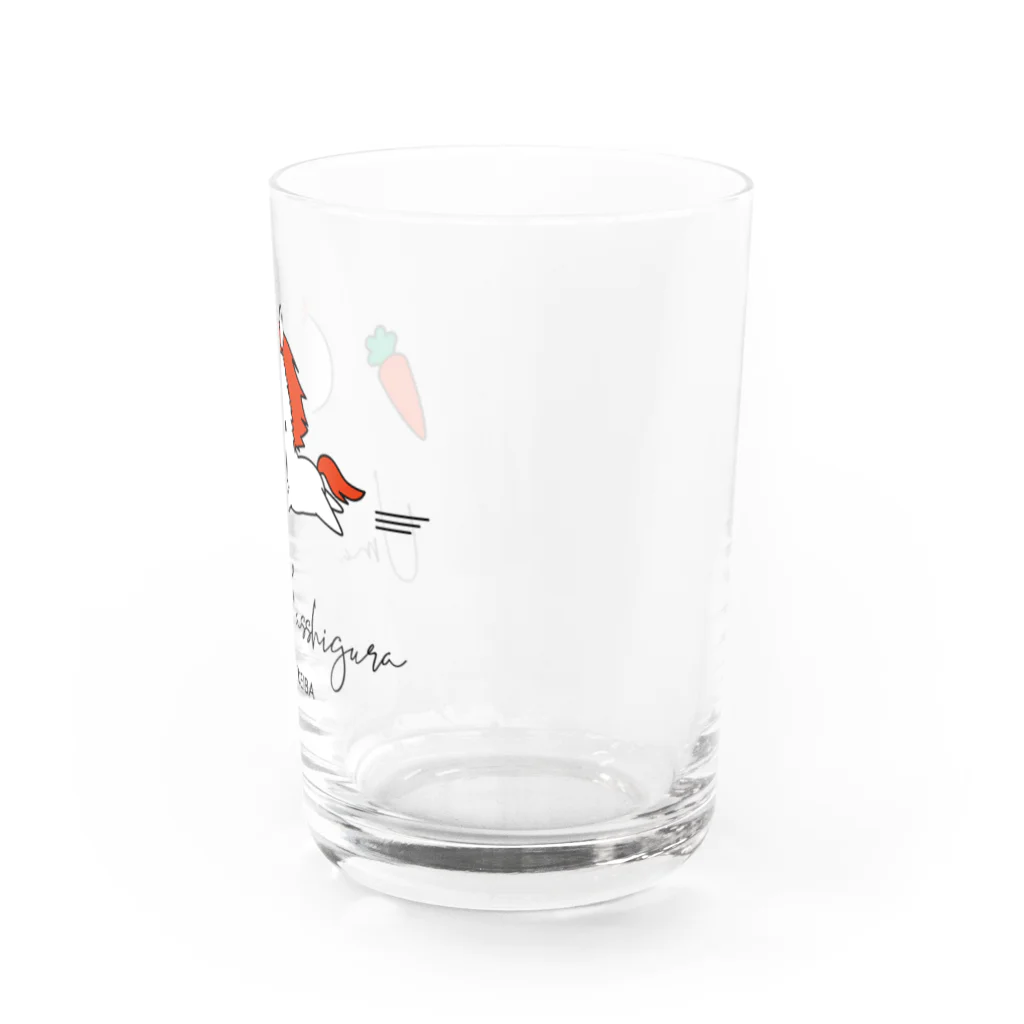 Loveuma. official shopの馬まっしぐら by SOFT KEIBA Water Glass :right