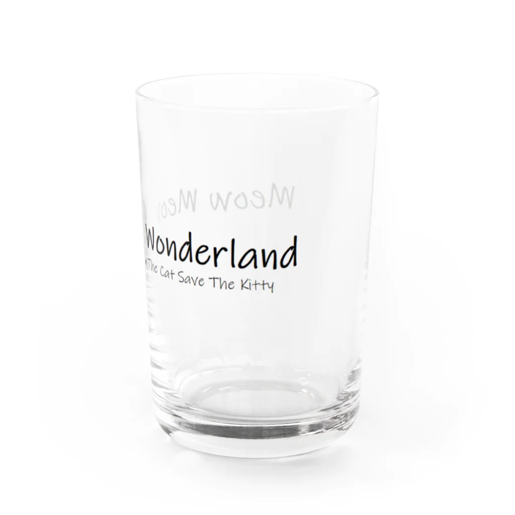 mixethnicjamamaneseのmixethnicjamanese 【Save The Cat Save The Kitty】のMeow Meow Wondeland Water Glass :right