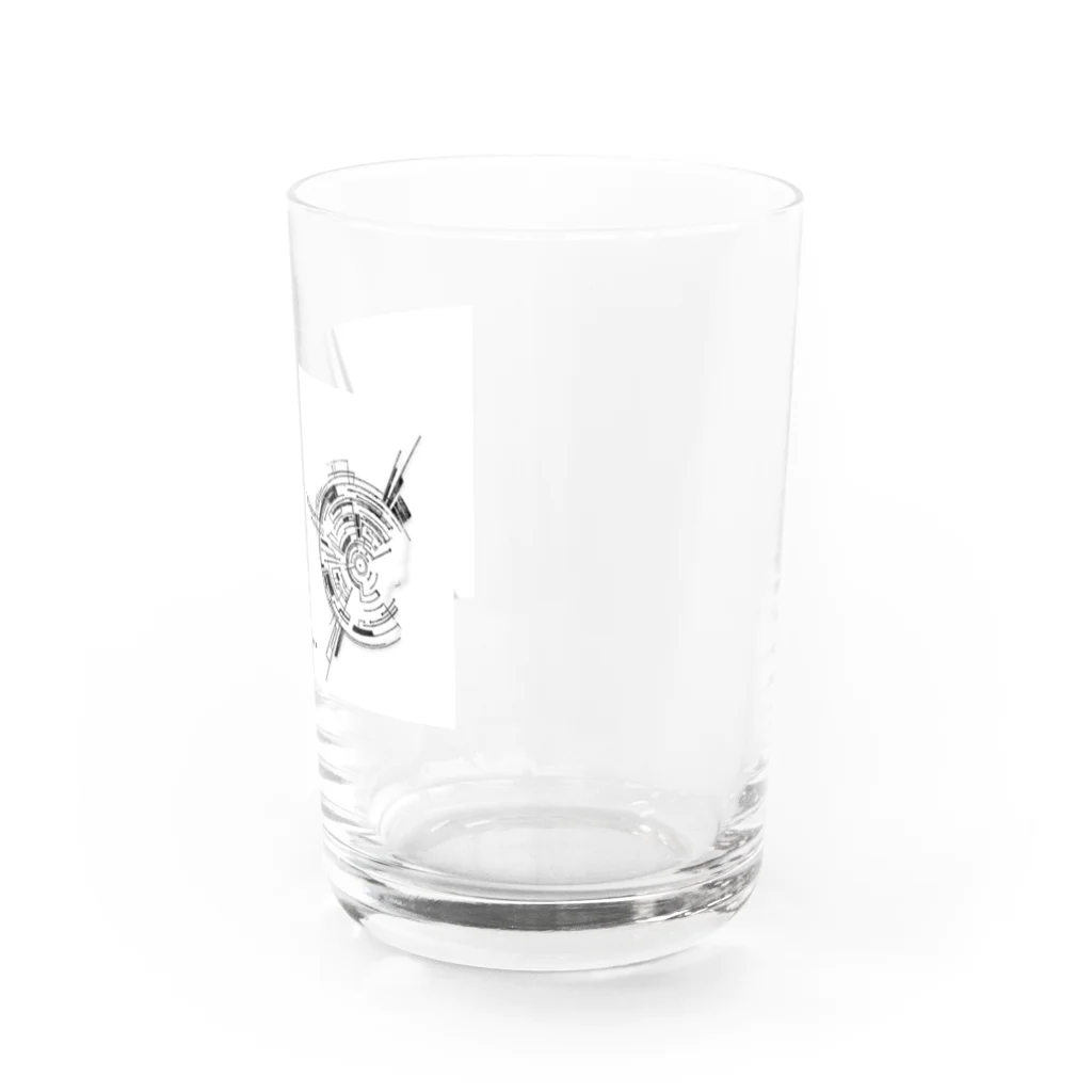 べべᝰ✍︎꙳⋆♐️のcyber core line Water Glass :right