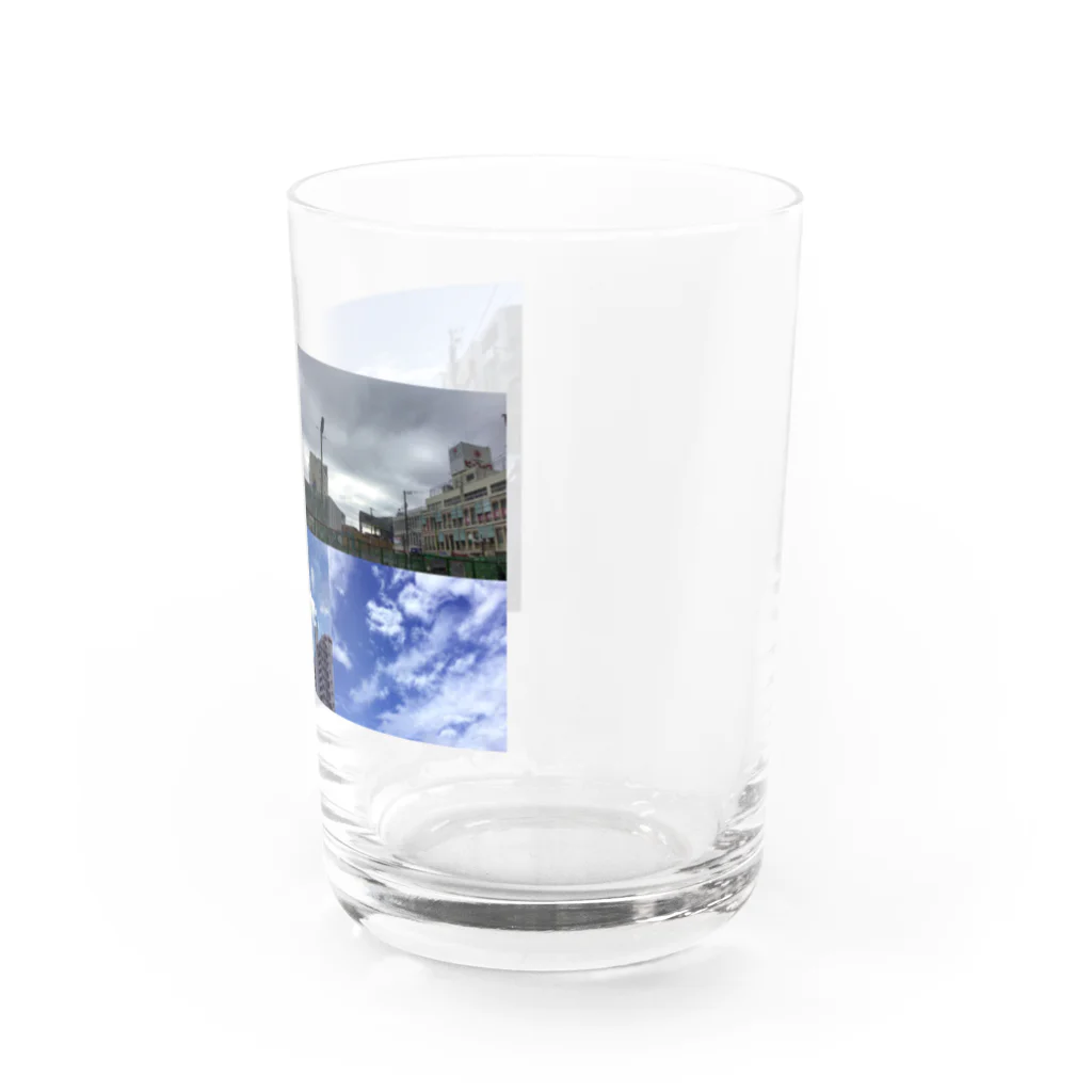 下北龍雲堂の【🐉開運🐉】下北五大龍雲グッズ（ロゴなし） Water Glass :right