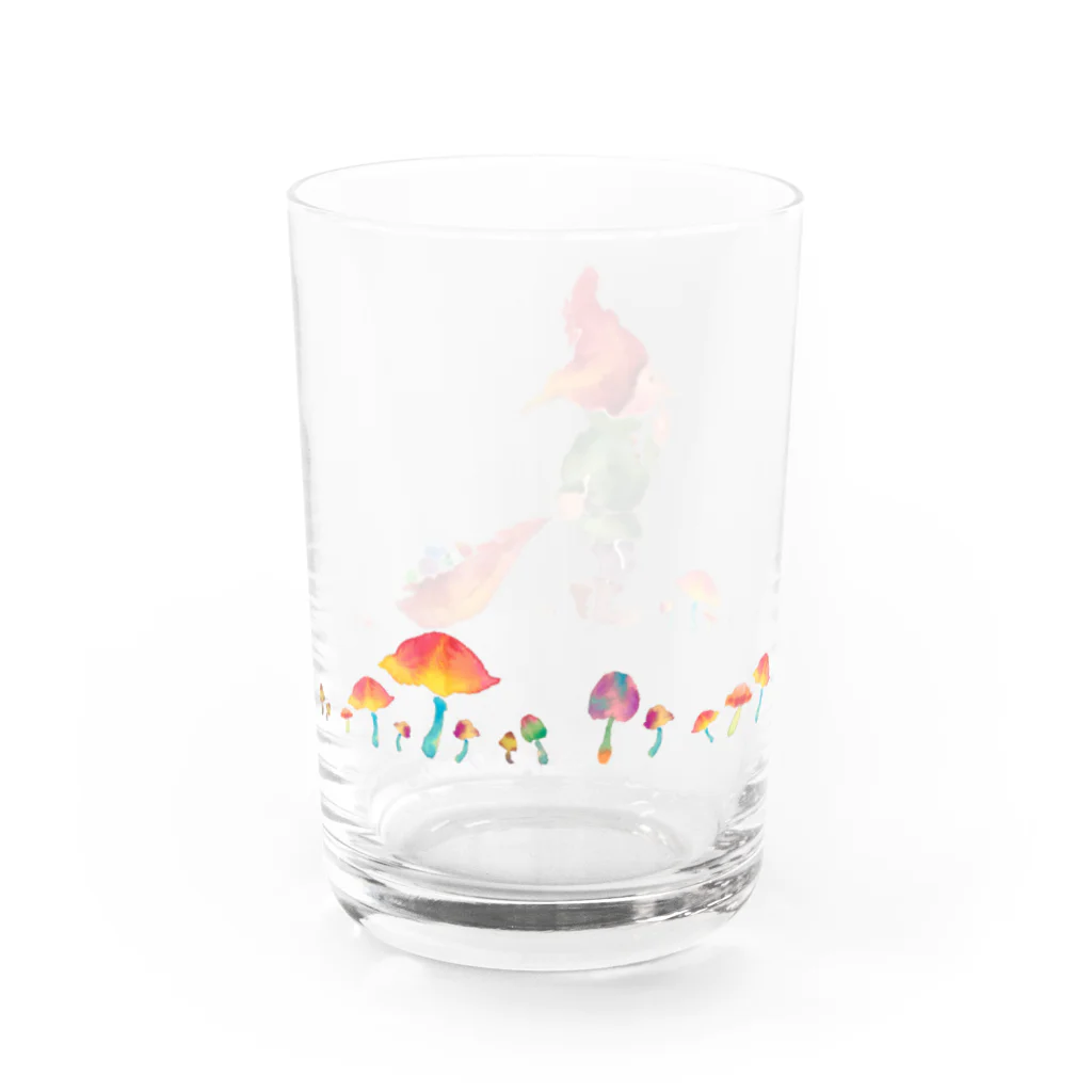 星ノ街バザールの秋の妖精とキノコたち Water Glass :right