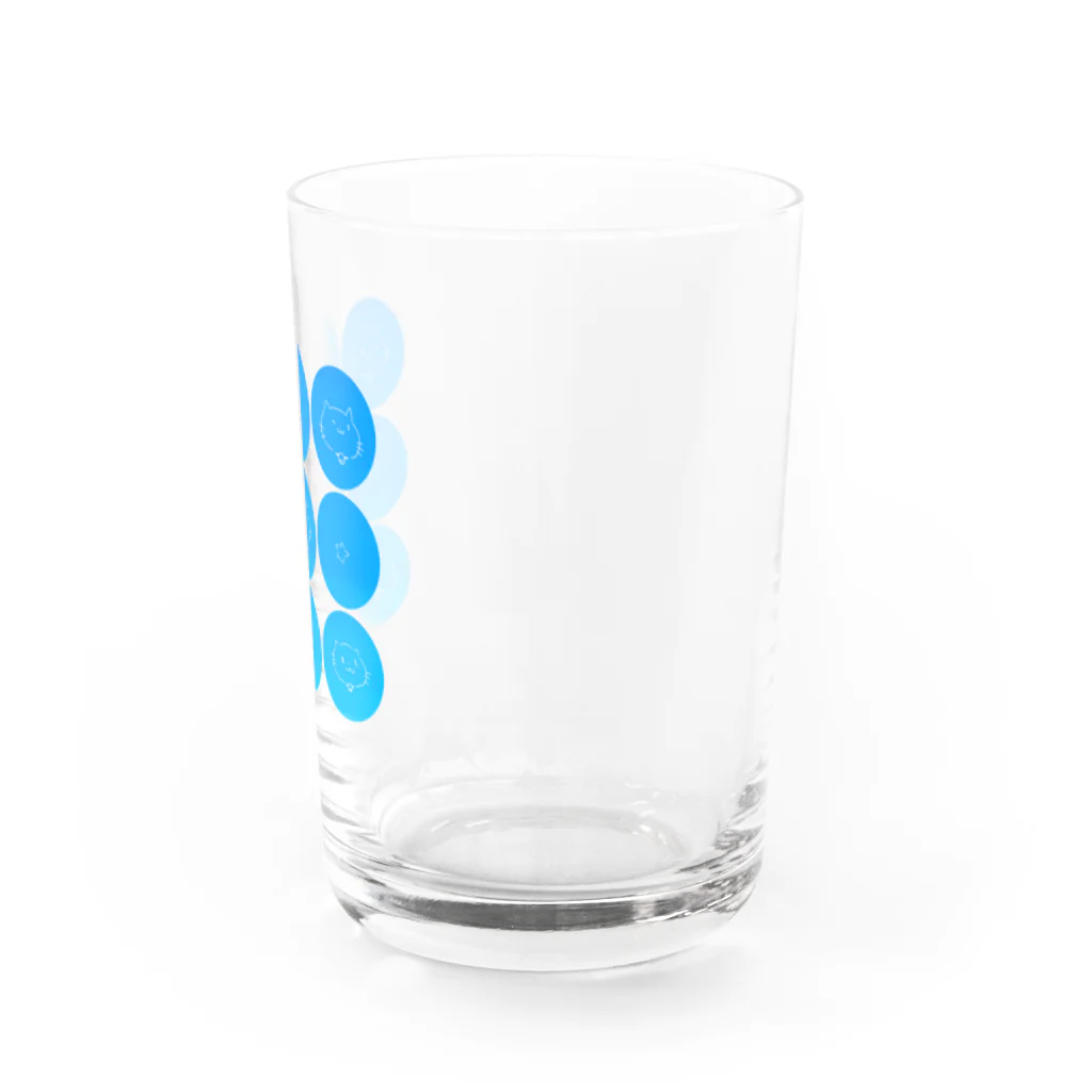 睡魔バクの空とネコ Water Glass :right