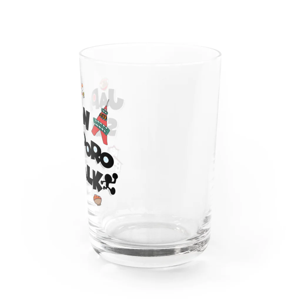 JAPAN SAPPORO WALKのJAPAN SAPPORO WALK ロゴ グッズ Water Glass :right