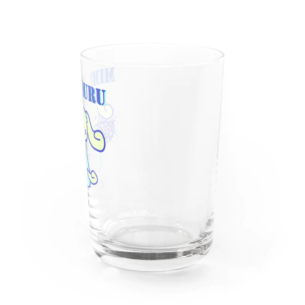  #satisfyingのMIMIQURU　ミミキュル　花束💐 Water Glass :right