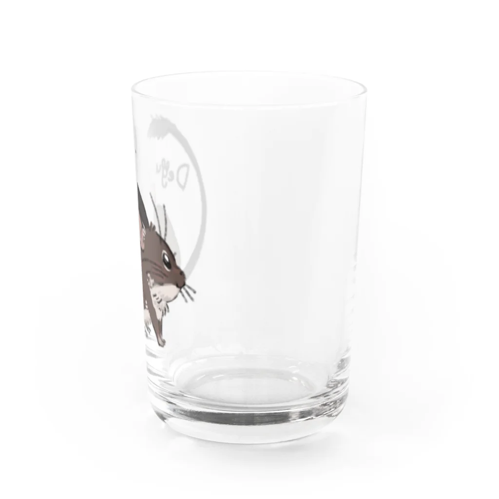 ゆにじまのデグーちゃんグッズ Water Glass :right