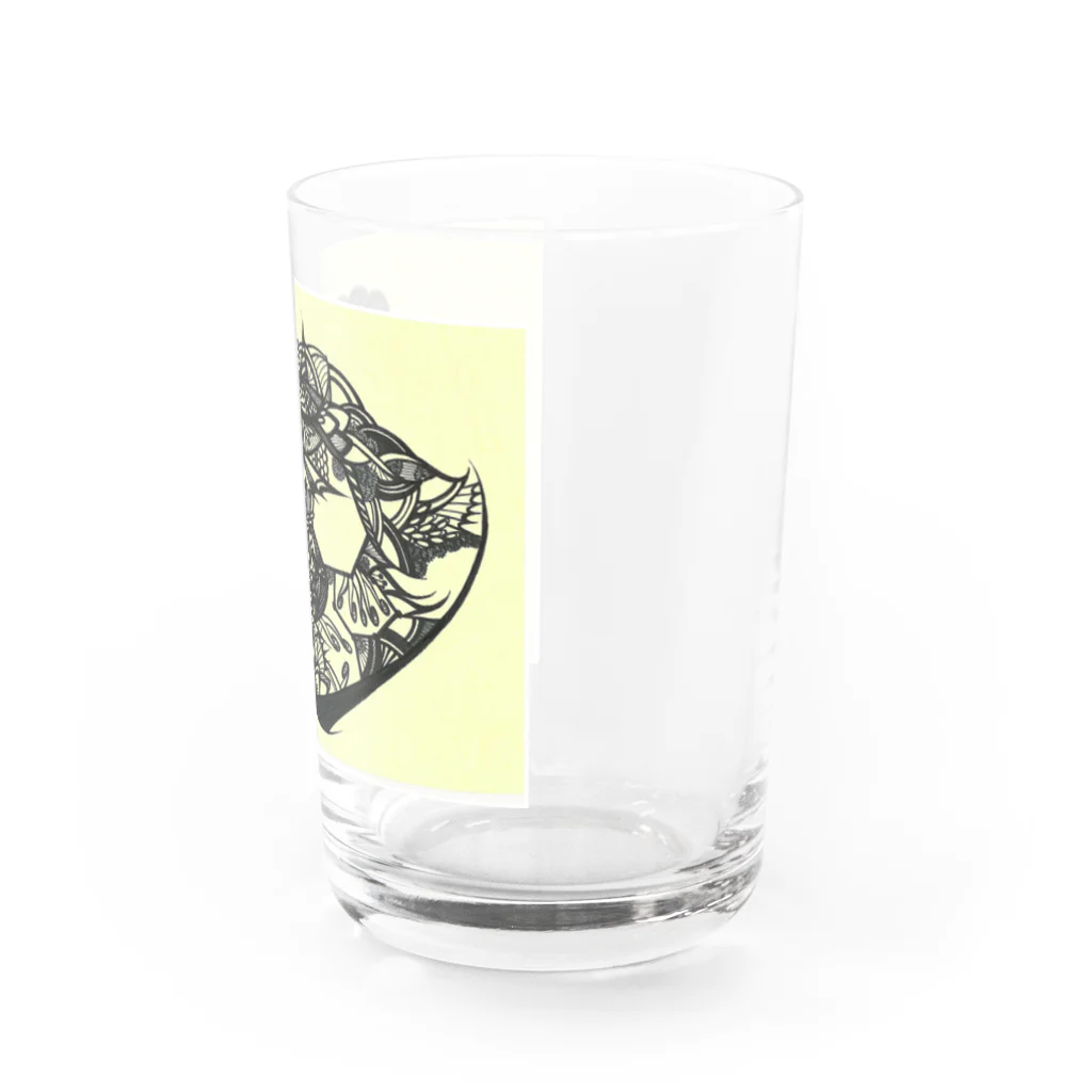 ねこくじらの小心者のヤドカリ Water Glass :right