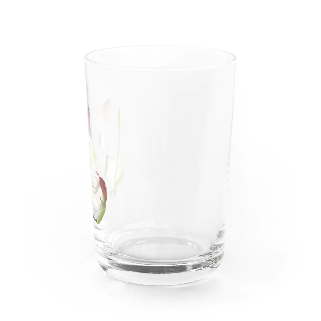 みるきち【ペットイラストアーティスト】の春のうさんぽ③ Water Glass :right