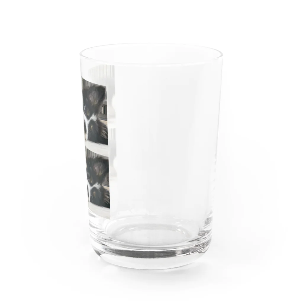 【お店】ボーダーコリーのモクの床 Water Glass :right