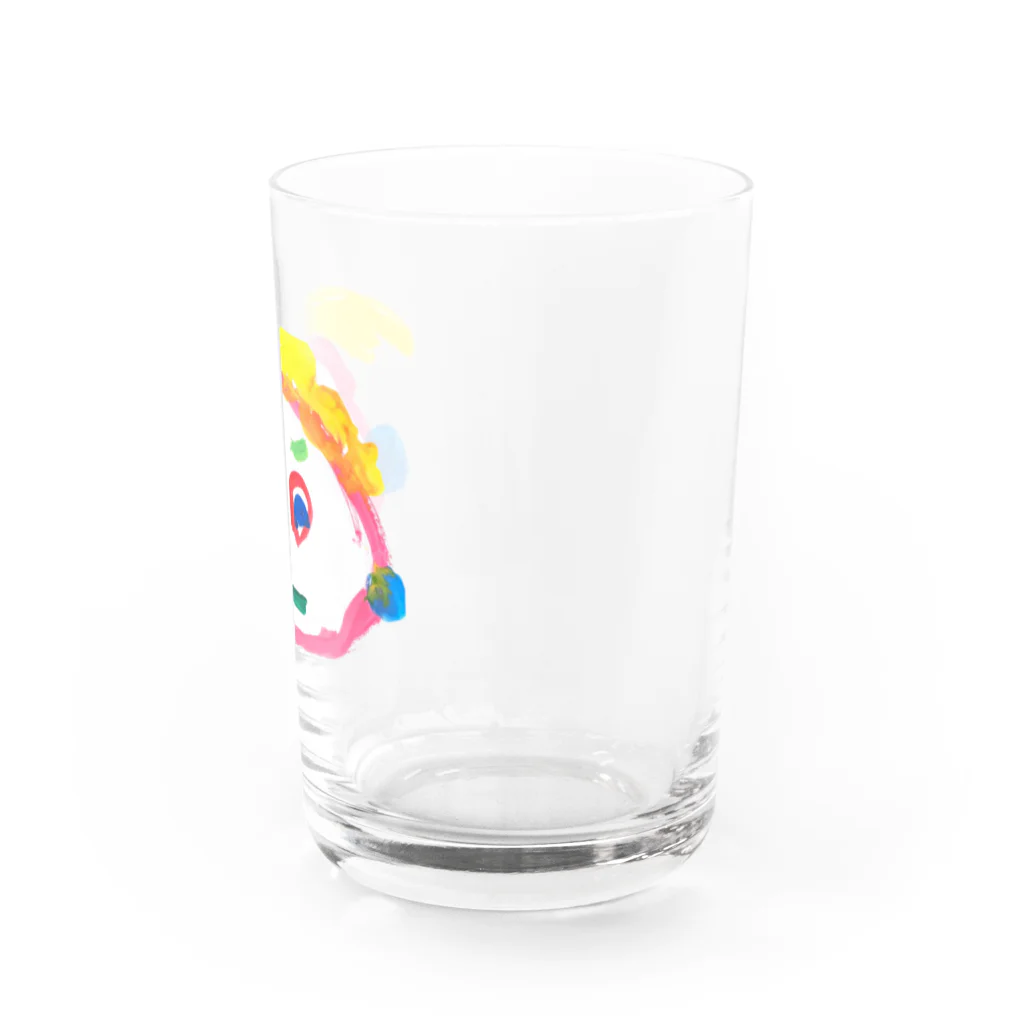 こどもの絵の３さい の じがぞう Water Glass :right