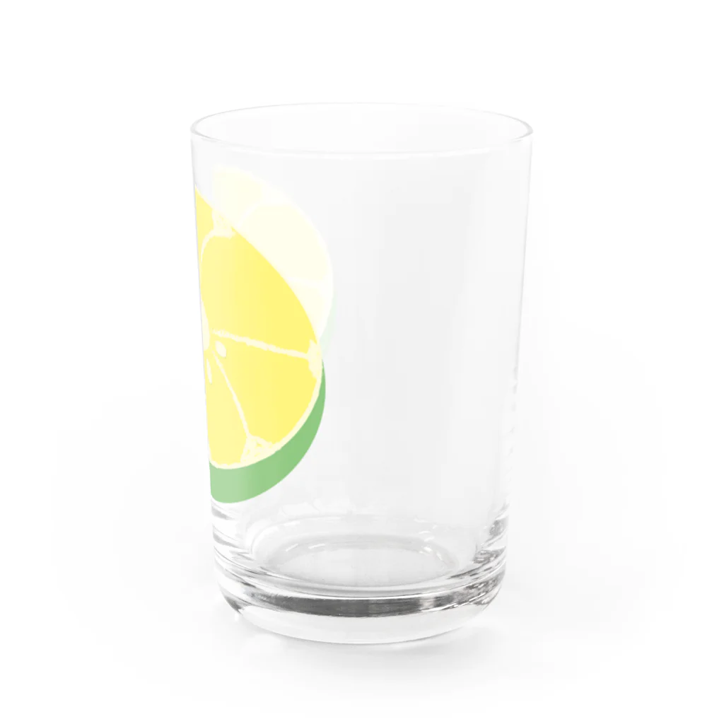 呱呱のシークワーサー Water Glass :right