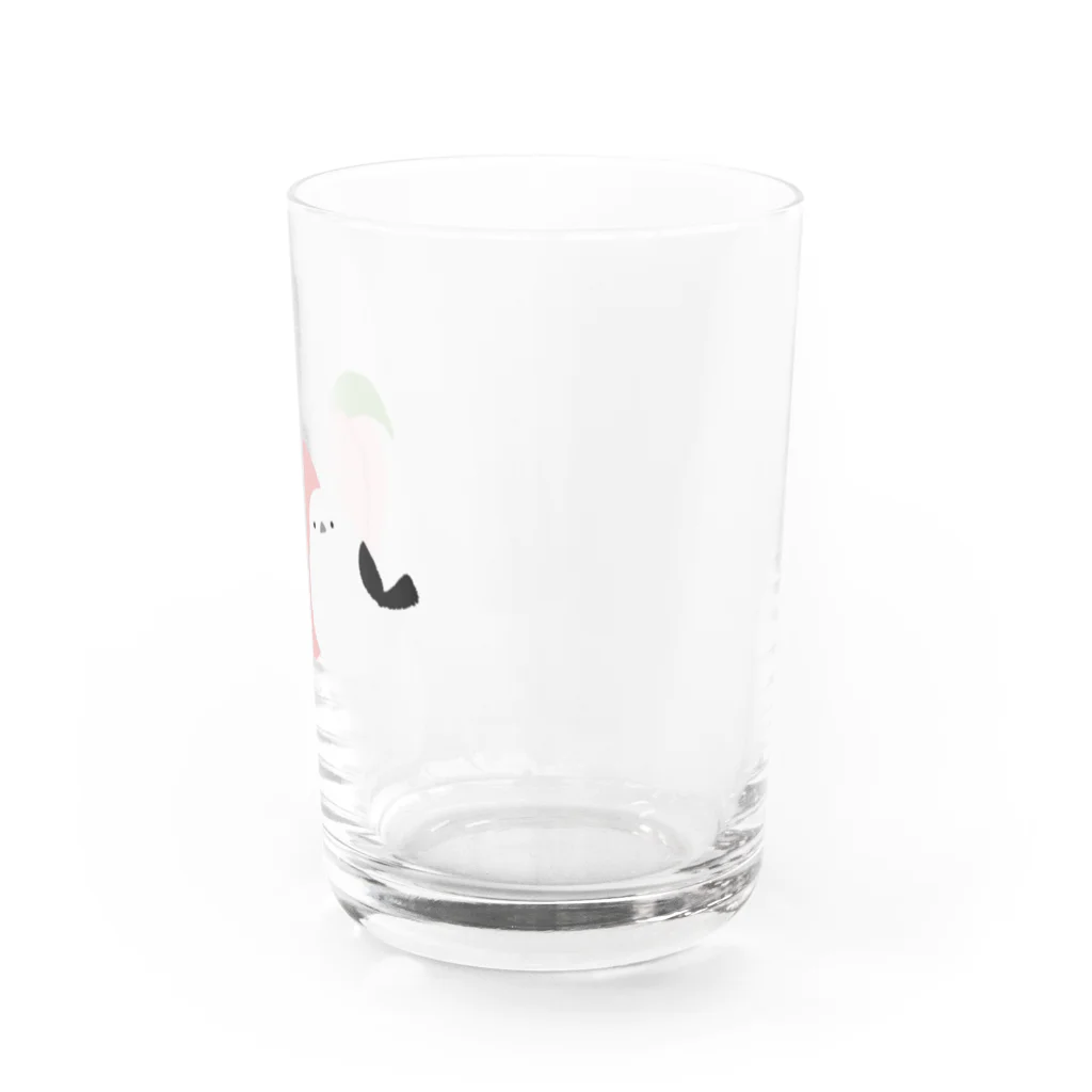 ゆきおのシマエナガともも Water Glass :right