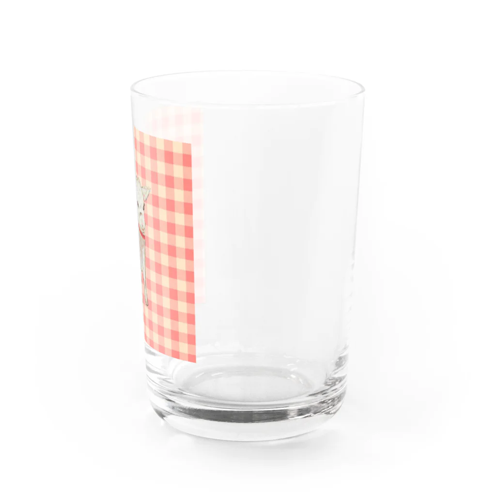 旅するナースの仔羊たまちゃん Water Glass :right