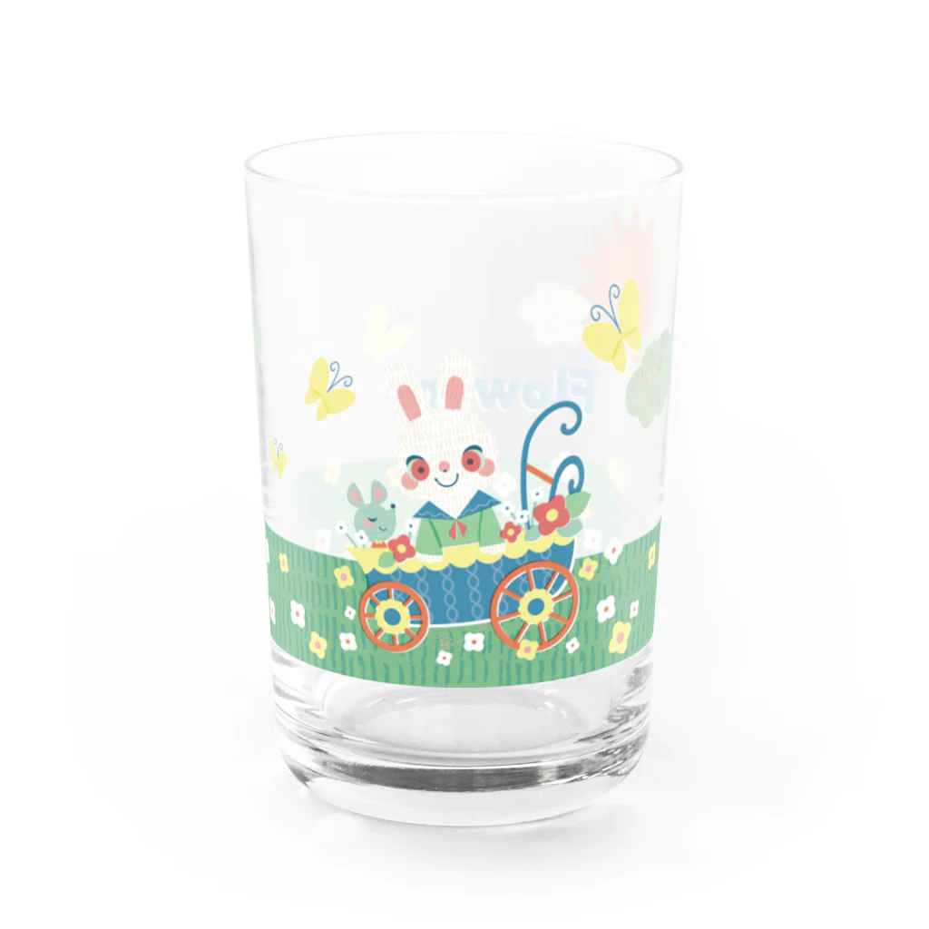 雨音はるじのflower Water Glass :right