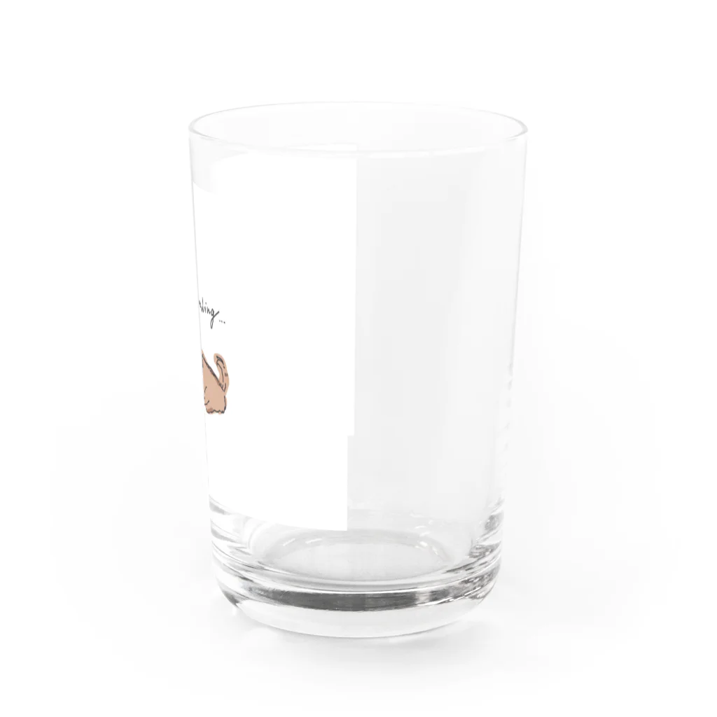 kojika_no_yabouのローディング中のプードル。 Water Glass :right