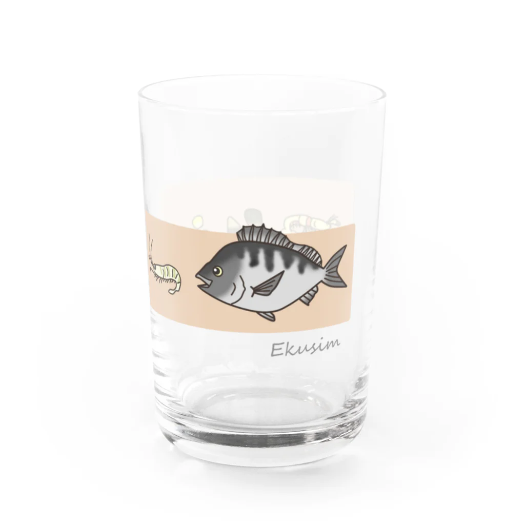 Ekusimのおチヌ様の大好物 Water Glass :right