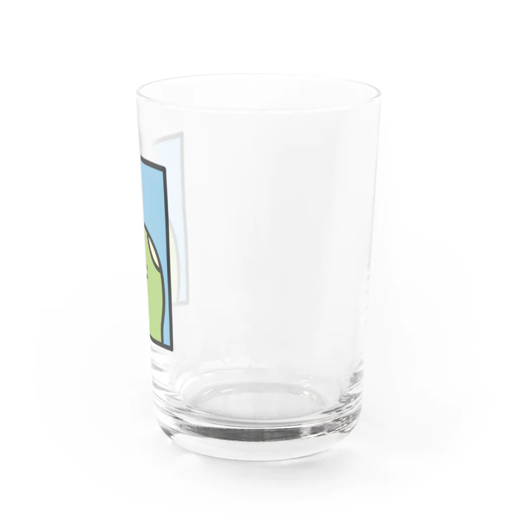 なす屋のそらまめの証明写真 Water Glass :right