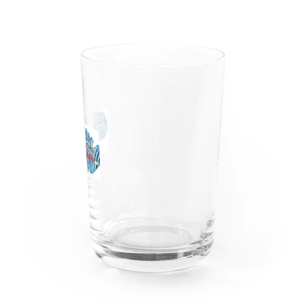 沖縄大好きシーサーちゃんのamakai kumakai〜あまかい👣くまかい Water Glass :right