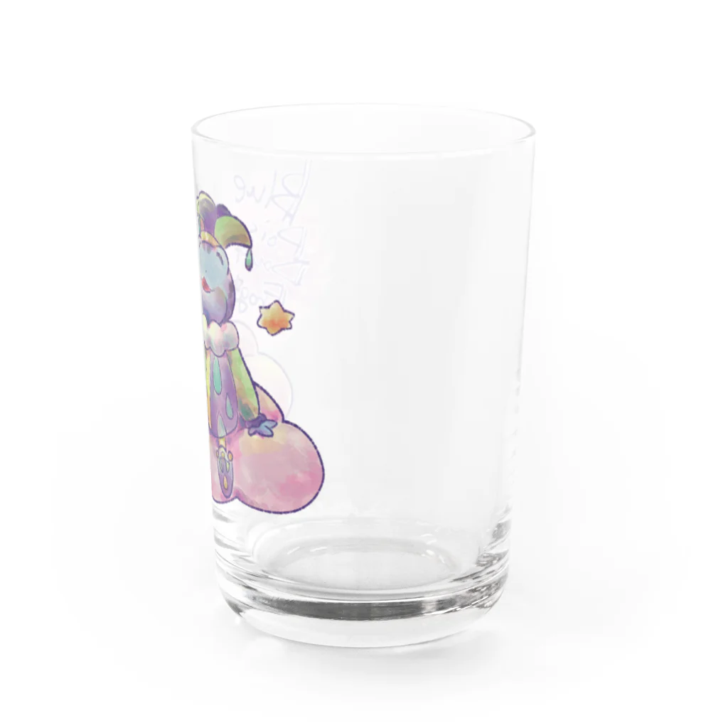 LusterAのコバルトヤドクガエルクラウン Water Glass :right