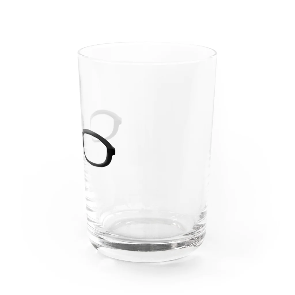 みやペリの黒縁メガネ Water Glass :right