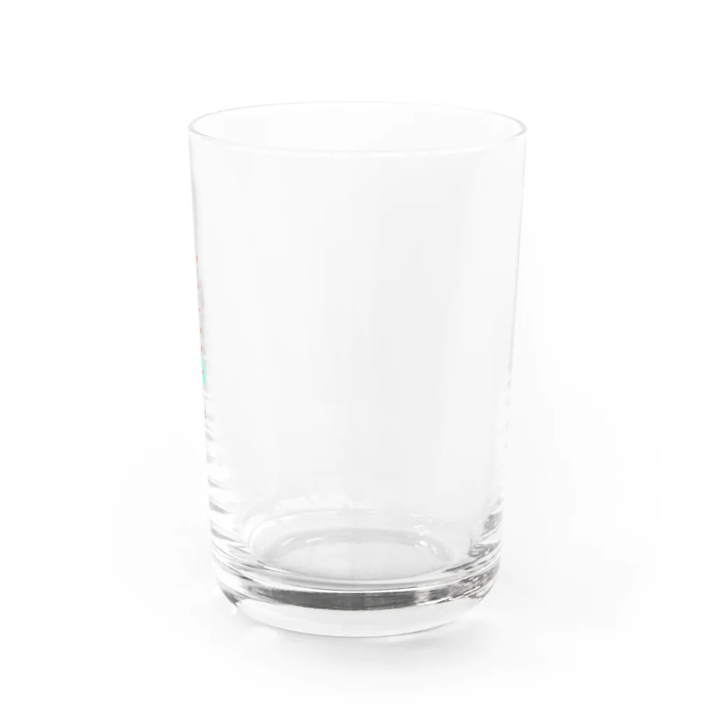 餃子屋。のメロンサイダーロゴバージョン Water Glass :right