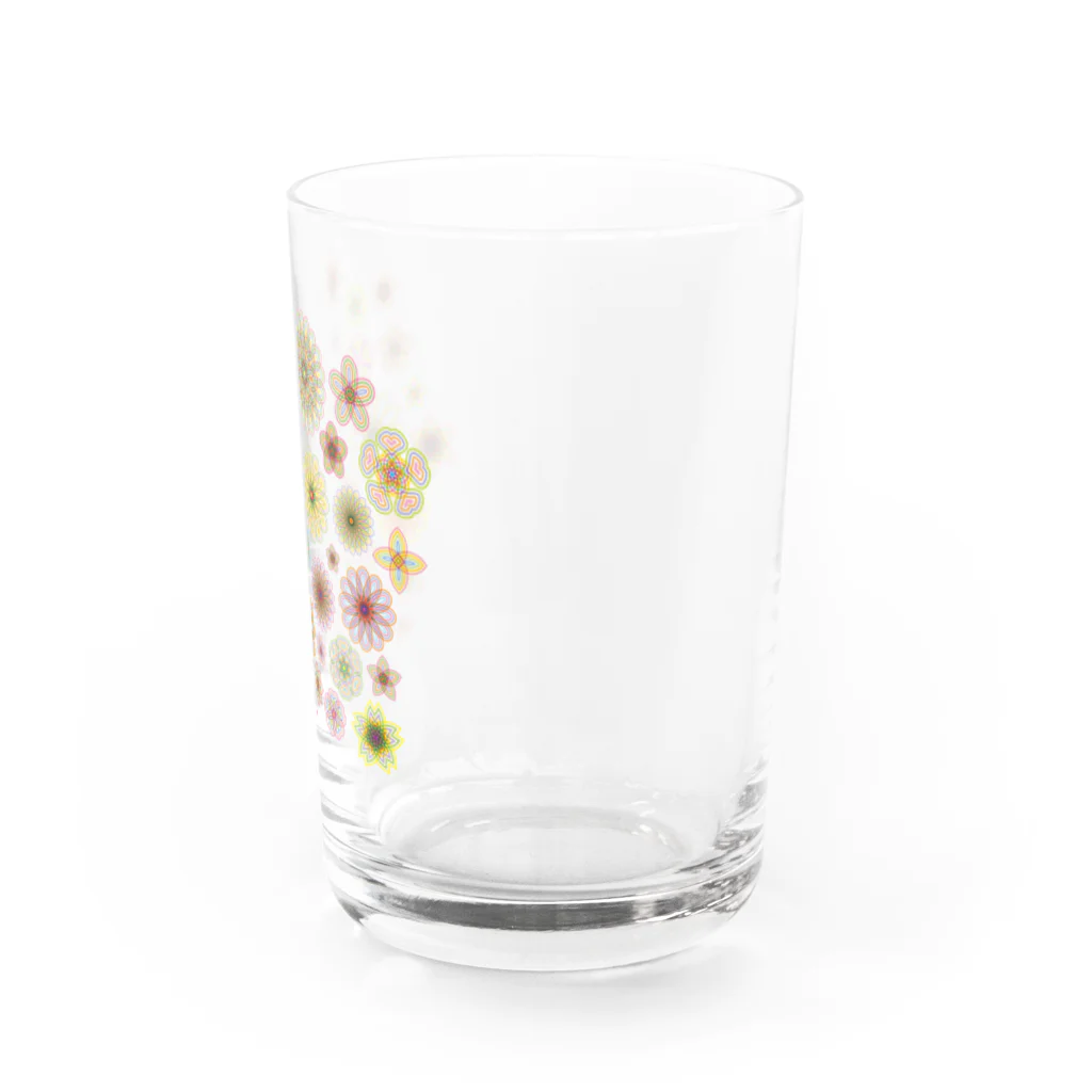 kimchinのやさしい色合いの花柄 Water Glass :right