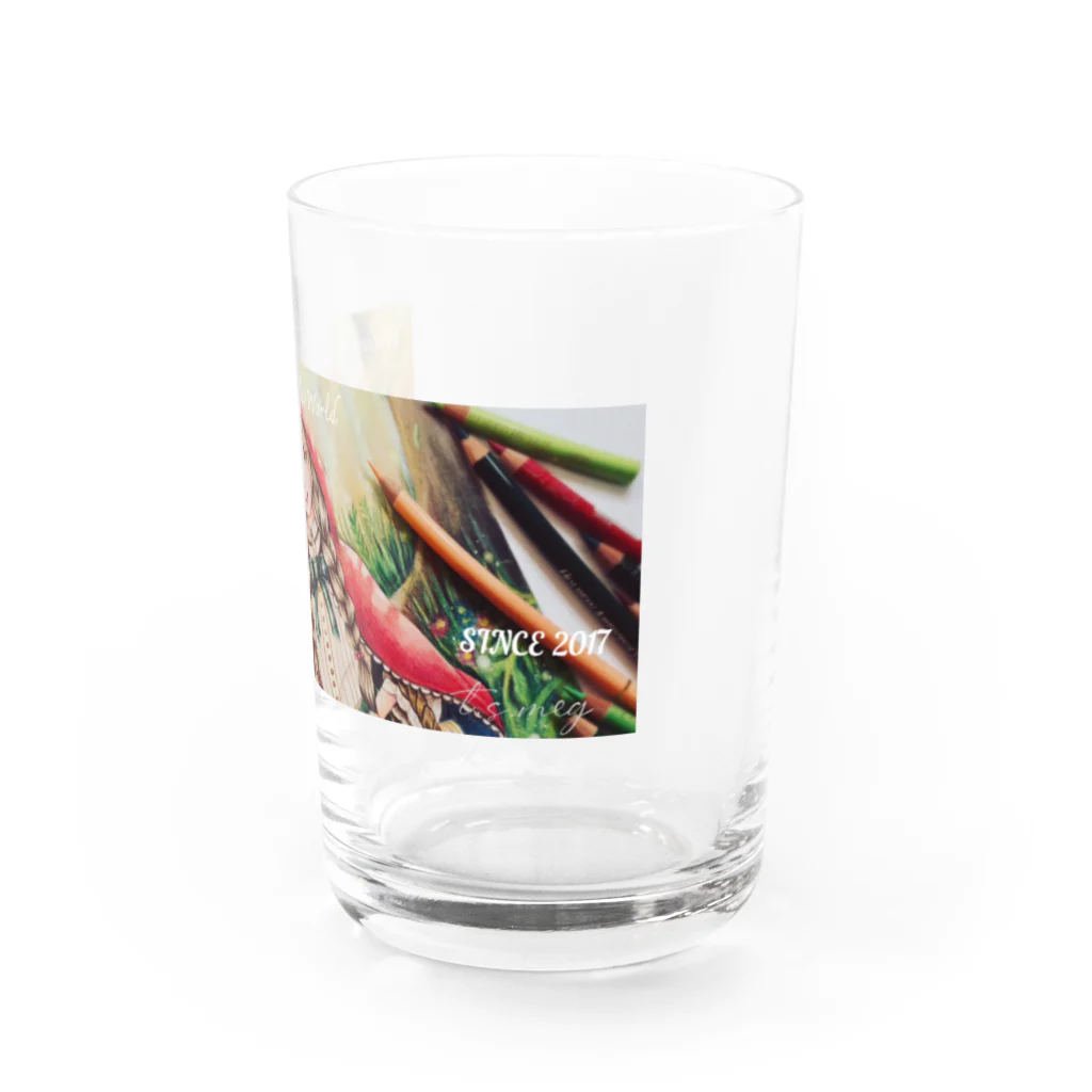 t.s.megの雑貨店のGood luck to all coloring lovers (B) Water Glass :right